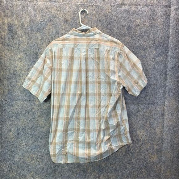 Calvin Klein Shirt Men's Large Adult Cream  Long Sleeve Cotton Lightweight - Picture 3 of 10